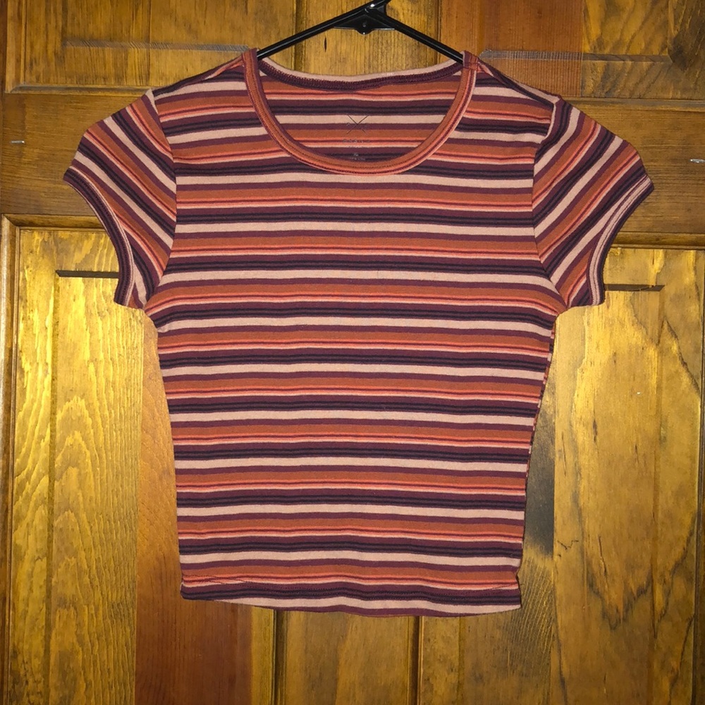Striped Crop Top